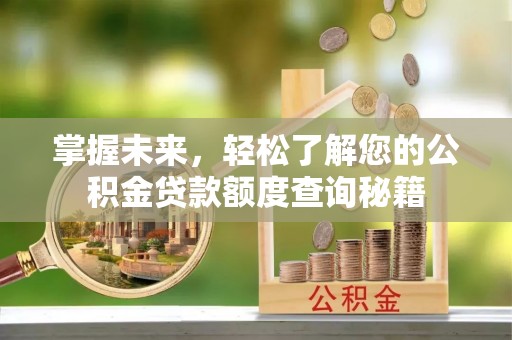 达拉特旗掌握未来，轻松了解您的公积金贷款额度查询秘籍