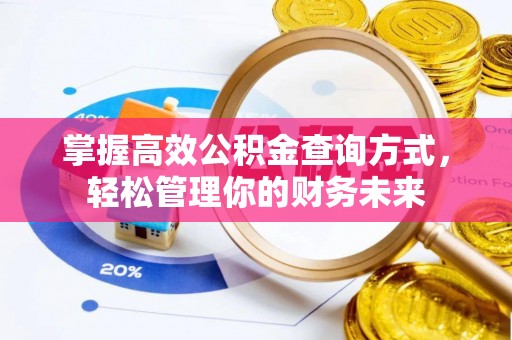 达拉特旗掌握高效公积金查询方式，轻松管理你的财务未来