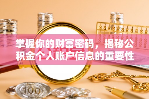 达拉特旗掌握你的财富密码，揭秘公积金个人账户信息的重要性