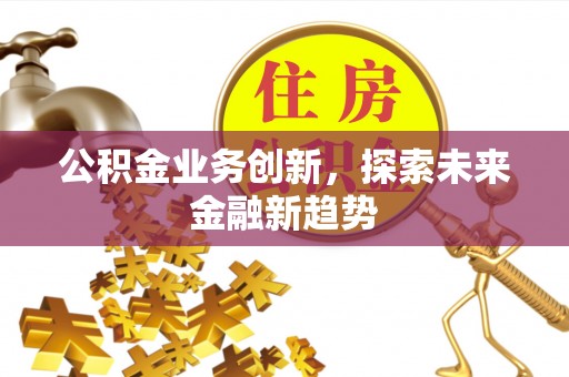 达拉特旗公积金业务创新，探索未来金融新趋势